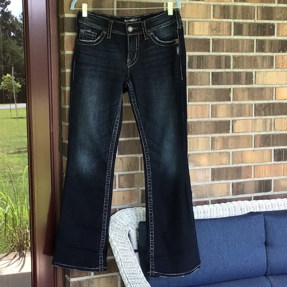 SILVER Suki Surplus Boot Cut Jeans 27/30